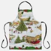 Klassiker Weihnachtsfeiertagen Schürze (Vorderseite)