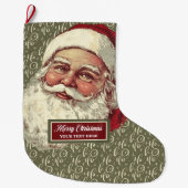 Klassisch altmodisch Weihnachten Strumpf Großer Weihnachtsstrumpf (Vorderseite)