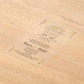 Klassisch Arabisch Englisch Moderne Muslime Acryleinladungen (Ablage )