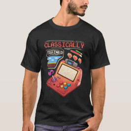 Klassisch ausgebildete Retro Arcade Gamer Pixel Ar T-Shirt