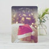 Klassisch bearbeitbar mit Liebe Weihnachtskarte Feiertagskarte (Stehend Vorderseite)