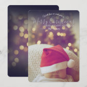 Klassisch bearbeitbar mit Liebe Weihnachtskarte Feiertagskarte (Vorne/Hinten)