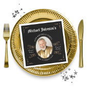 Klassisch bis perfekt 50. Geburtstag Serviette