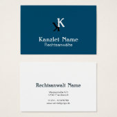 Klassisch blau (Vorne & Hinten)