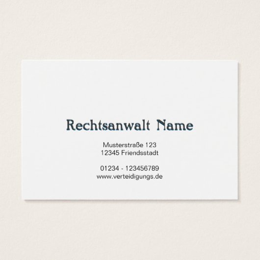 Klassisch blau (Rückseite)