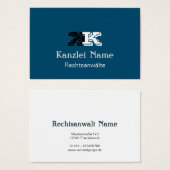 Klassisch blau (Vorne & Hinten)