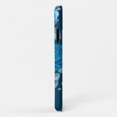 Klassisch Blau Blume Case-Mate iPhone Hülle (Hinten/Rechts)