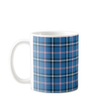 Klassisch Blau Schwarz Weiß Kariert