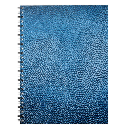 Klassisch blaue Lederhintergrundtextur Closeup.bl Notizblock (Vorderseite)