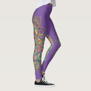 Klassisch buntes Mandala Indien Stil 1 Leggings