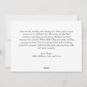 Klassisch einfach frohe Weihnachten Jahr in Review (Rückseite)