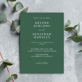 Klassisch einfach Minimalistisch Moderne Elegante Einladung