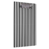 Klassisch einfach, modern, schwarz und weiß gestre klemmbrett (Rechts)