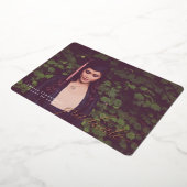 Klassisch einfache Script Foil Grad Bekanntgabe Folieneinladung (Gedreht)