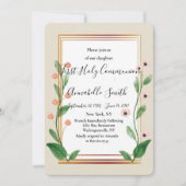 Klassisch & elegant Ausgezeichnet First Holy Comm Einladung (Vorderseite)