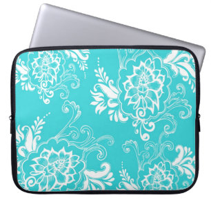 Klassisch, elegant, stilvoll. Mädchenhaftes aquabl Laptopschutzhülle