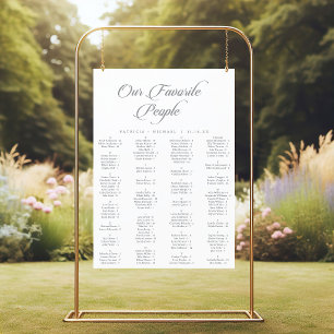 Klassisch Elegante Kalligrafie-Druckvorlage für Si Poster