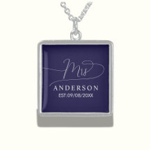 klassisch elegante marineblau-blaue und weiße Nekk