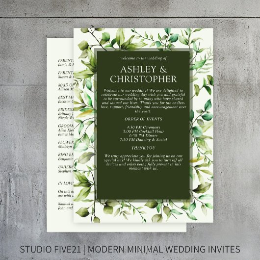 Klassisch elegante Rustikale Hochzeit an der blühe Programm