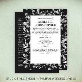 Klassisch elegante Rustikale Hochzeit an der blühe Programm