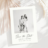 Klassisch elegante Text- und Fotogestaltung | Mode Save The Date