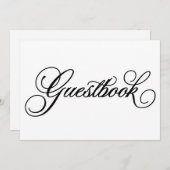 klassisch | Gästebuch Hochzeitszeichen (Vorne/Hinten)