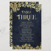 Klassisch Geblüht Hochzeit in Blu und Gold (Vorne/Hinten)