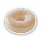 Klassisch gesalzener Bagel Aufkleber (Vorderseite)