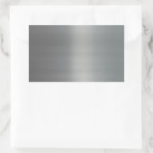 Klassisch gestopftes Metall Rechteckiger Aufkleber (Tasche)