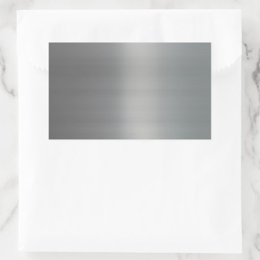 Klassisch gestopftes Metall Rechteckiger Aufkleber (Tasche)