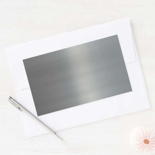 Klassisch gestopftes Metall Rechteckiger Aufkleber (Umschlag)