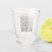 Klassisch griechisch inspiriert personalisiert schnapsglas (Rückseite)
