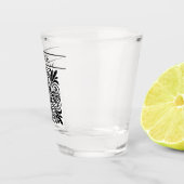 Klassisch griechisch inspiriert personalisiert schnapsglas (Rechts)