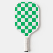 Klassisch grün kariert pickleball schläger (Rückseite)