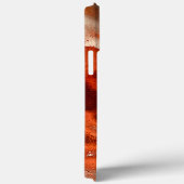 Klassisch in intensiven Rot-Korallen-Farbtönen Case-Mate iPhone Hülle (Rückseite / Rechts)