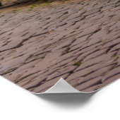 Klassisch italienische Fiat 500 Autos in Rom Itali Poster (Ecke)