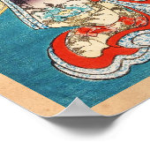 Klassisch japanisch Vintag ukiyo-e geisha Utagawa Poster (Ecke)