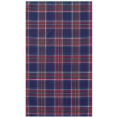 Klassisch Kariert in Marine und Rot Tischdecke (Vorderseite)