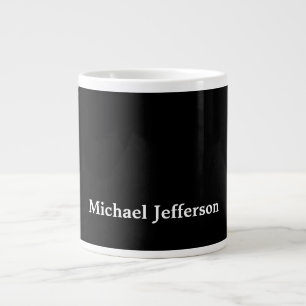 Klassisch Kreative Trendige Schwarz & Weiß Jumbo-Tasse