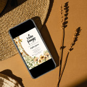 Klassisch | Mama zu sein |Kleine Babydusche Einladung