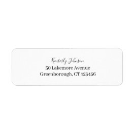 Klassisch Minimalistisch elegant Schwarz und Weiß