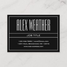 Klassisch, modern Beruflich, weiß und schwarz