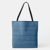 Klassisch, modern blau und schwarz tasche (Vorderseite)