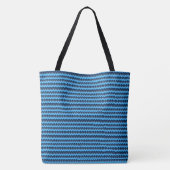 Klassisch, modern blau und schwarz tasche (Rückseite)