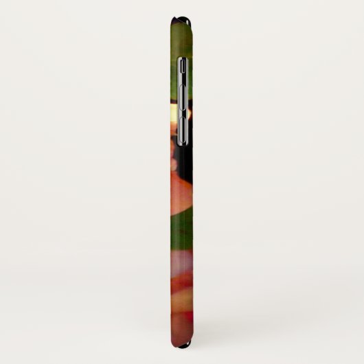 Klassisch orange pfirsichfarbene Rose Case-Mate iPhone Hülle (Hinten/Links)