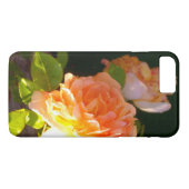 Klassisch orange pfirsichfarbene Rose Case-Mate iPhone Hülle (Rückseite (Horizontal))