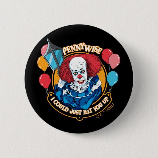 Klassisch pennywise - ich könnte Sie einfach essen Button (Vorderseite)