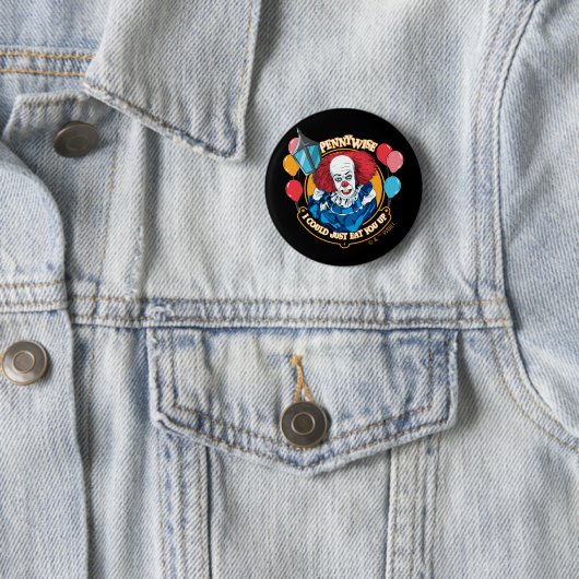Klassisch pennywise - ich könnte Sie einfach essen Button (Beispiel)