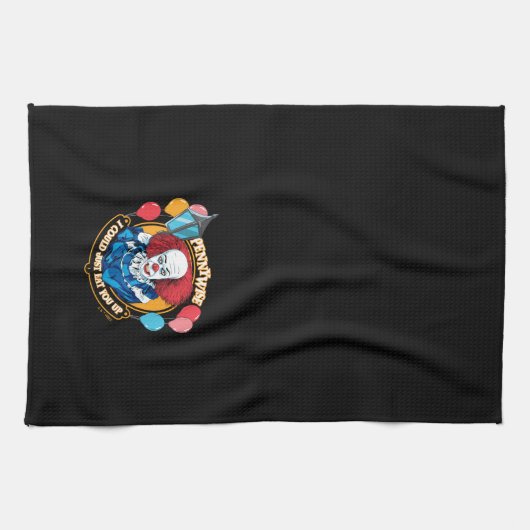 Klassisch pennywise - ich könnte Sie einfach essen Geschirrtuch (Horizontal)