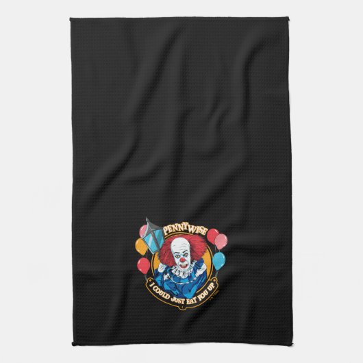 Klassisch pennywise - ich könnte Sie einfach essen Geschirrtuch (Vertikal)
